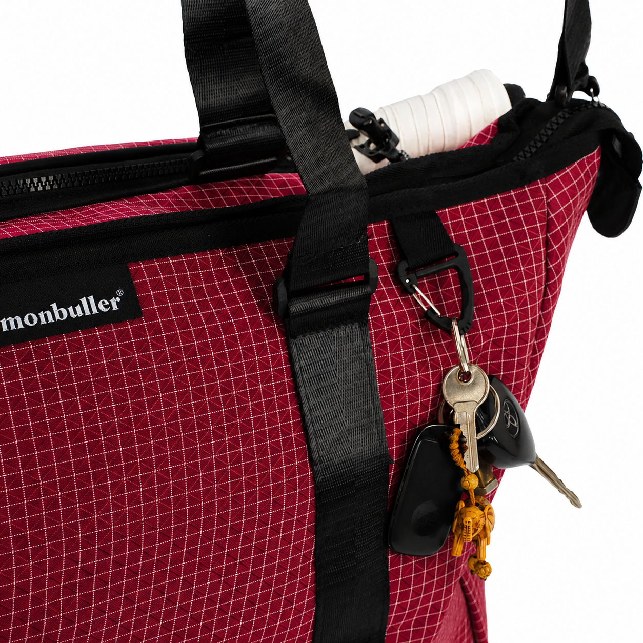 Grid Court Bag Crimson